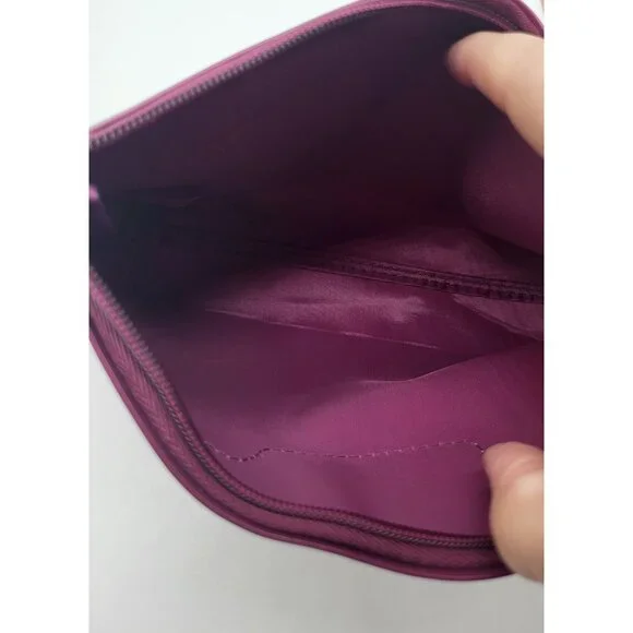 Estee Lauder Makeup/Cosmetic/Travel Pouches Purple x2 - Picture 9 of 9